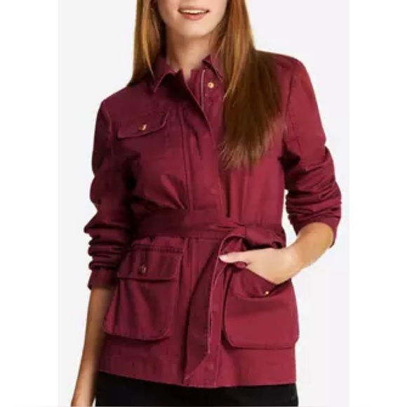 Draper James Twill Field Tie Jacket Size 1X - Picture 1 of 12